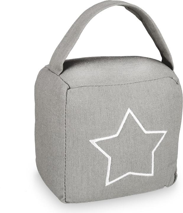 Actual product image Relaxdays Sandbag Doorstopper with Star (1 Piece, 14 x 10 x 18.5 cm)