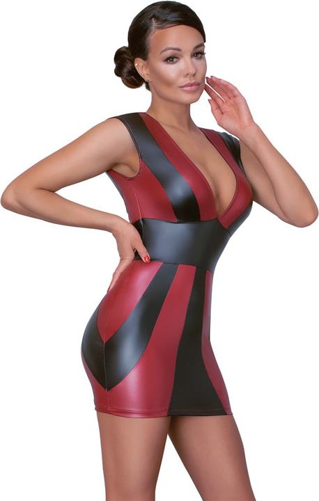 Productafbeelding Cottelli Collection Jurk rood/zwart S (S)
