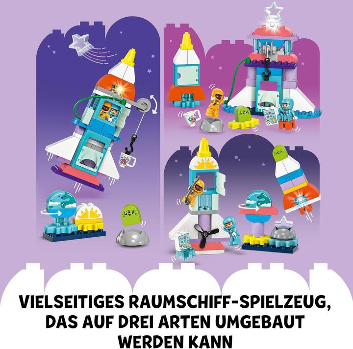 Actual product image LEGO 10422 3-in-1 space shuttle for many adventures (10422)