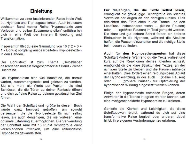Image du produit Hypnosetexte zum Vorlesen und selber Zusammenstellen 6 (Allemand, Angelina Schulze, 2023)