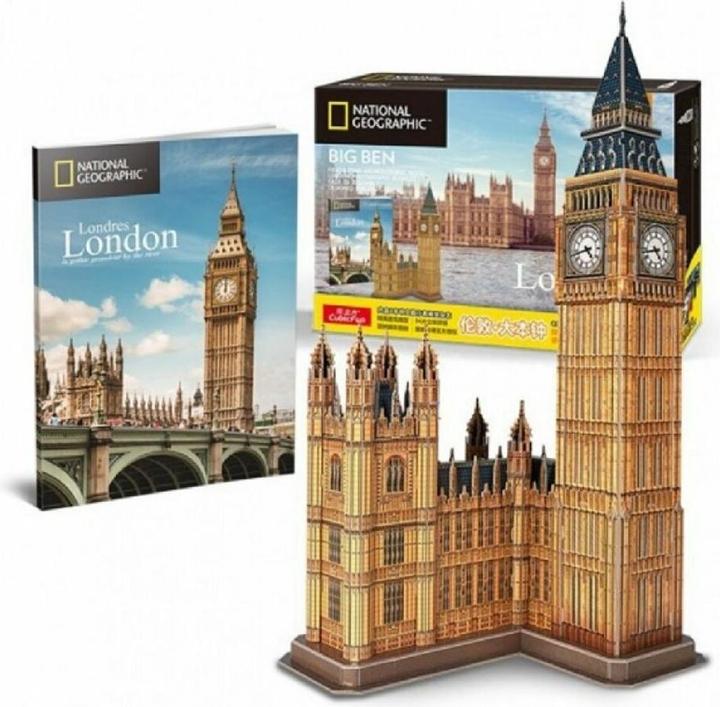 Actual product image Cubicfun Big Ben 3D Puzzle - 94 pcs (200992) (94 pieces)