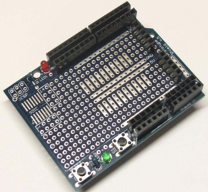 Image du produit Play-Zone Protoshield V5 empilable pour Arduino (Bouclier)