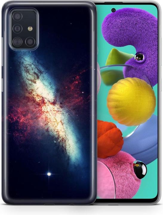 Produktbild König Design Hülle Handy Schutz für ZTE Blade A71 Case Cover Tasche Bumper Etuis TPU Motiv (ZTE Blade A71)