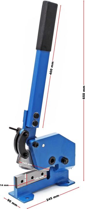 Actual product image XPOtool Lever Shears Guillotine Shears Hand Lever Shears w/150mm Blade Manual Shears for 6mm Sheets (280 mm)