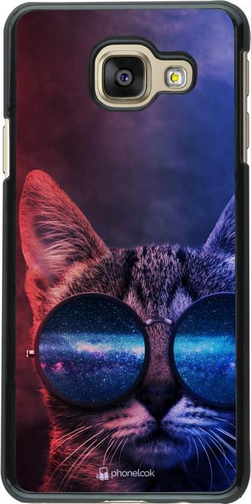 Actual product image PhoneLook Cover Red Blue Cat Glasses (Samsung Galaxy A3 (2016))