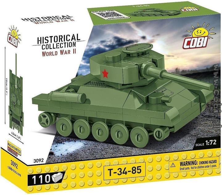 Immagine prodotto Cobi 3092 - 110 PEZZI HC WWII /3092/ T-34/85
