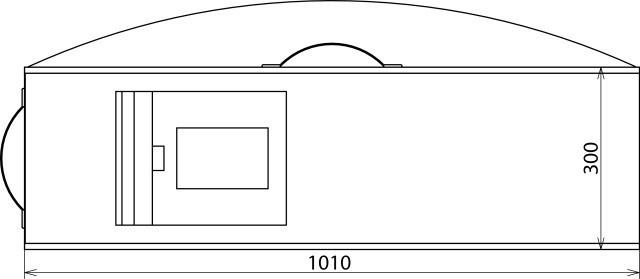 Actual product image Dehn KLT 101 30 10 imitation leather bag 1010x300mm