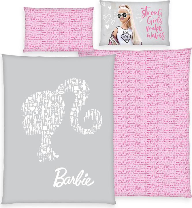 Immagine prodotto Herding Biancheria da letto Barbie 65/100+160/210 cm