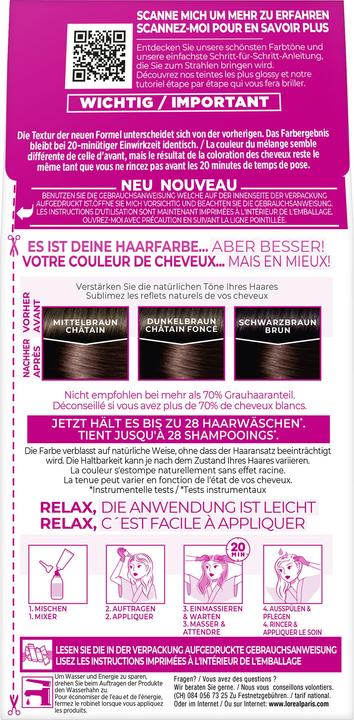 Produktbild L'Oréal Paris Casting Creme (323 Dunkle Schokolade)