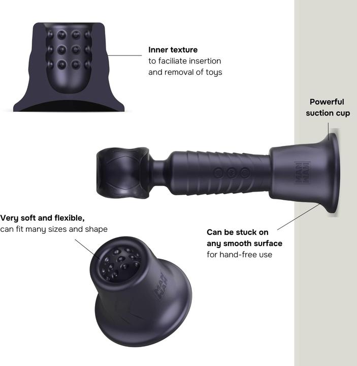 Actual product image Man.Wand Holden masturbator holder