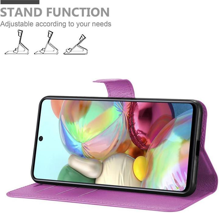Actual product image Cadorabo Book with stand function cover (Samsung Galaxy A71 5G)