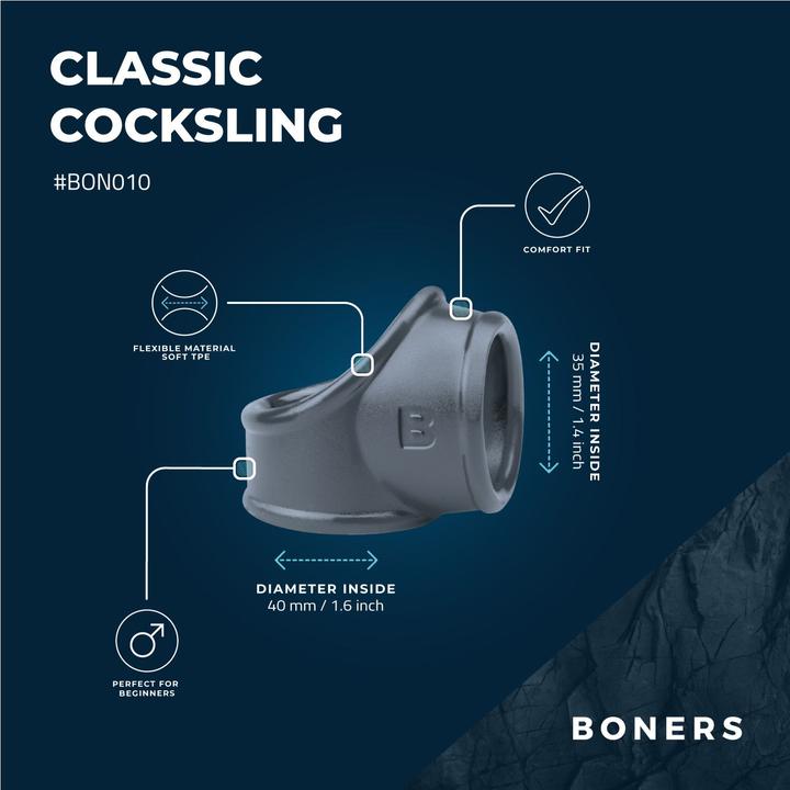 Image du produit Boners Cocksling classique (4.50 cm)