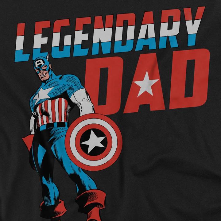 Produktbild Captain America Legendary Dad TShirt (XXL)