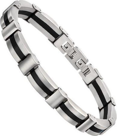 Produktbild Lotus HERREN-ARMBAND IM LOTUS-STIL AUS SCHWARZEM LS1876-2/2-STAHL, HERREN (MAT BIJOU)