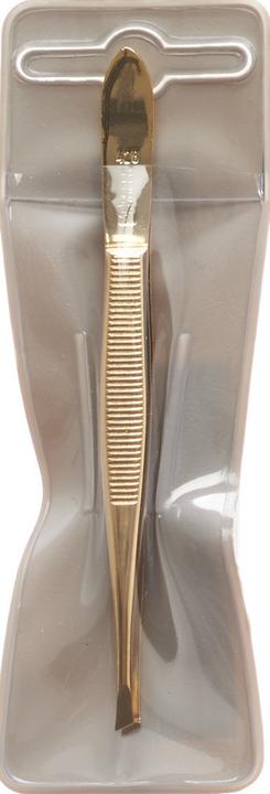 Malteser Tweezers oblique 9 cm No 8 Gold
