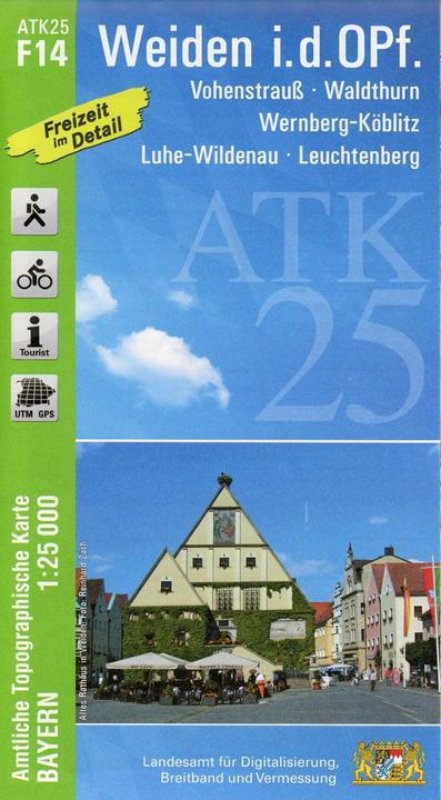 Produktbild Amtl.Topogr.Kart.Bayern.F14 Weiden/OPf.