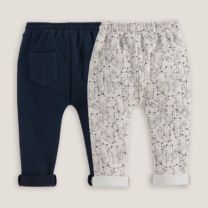 Immagine prodotto La Redoute Collections Pantaloni harem Sweatware 2-pack (74)