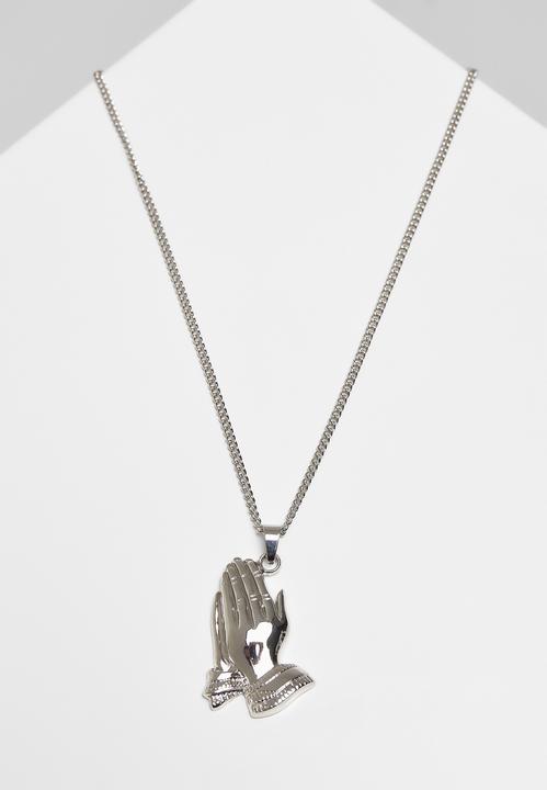Produktbild Urban Classics Pray Hands Necklace (40% Eisen, 60% Zink)