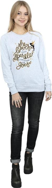 Actual product image Disney Womens/Ladies Tinkerbell Stars Sweatshirt (S)