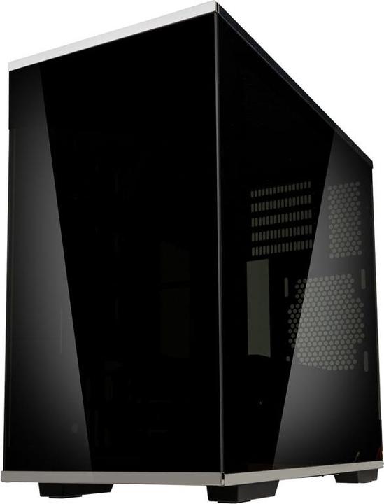 Productafbeelding Silverstone SST-LD01B Lucid Micro ATX Toren, TG (Mini-ITX, Mini-DTX)
