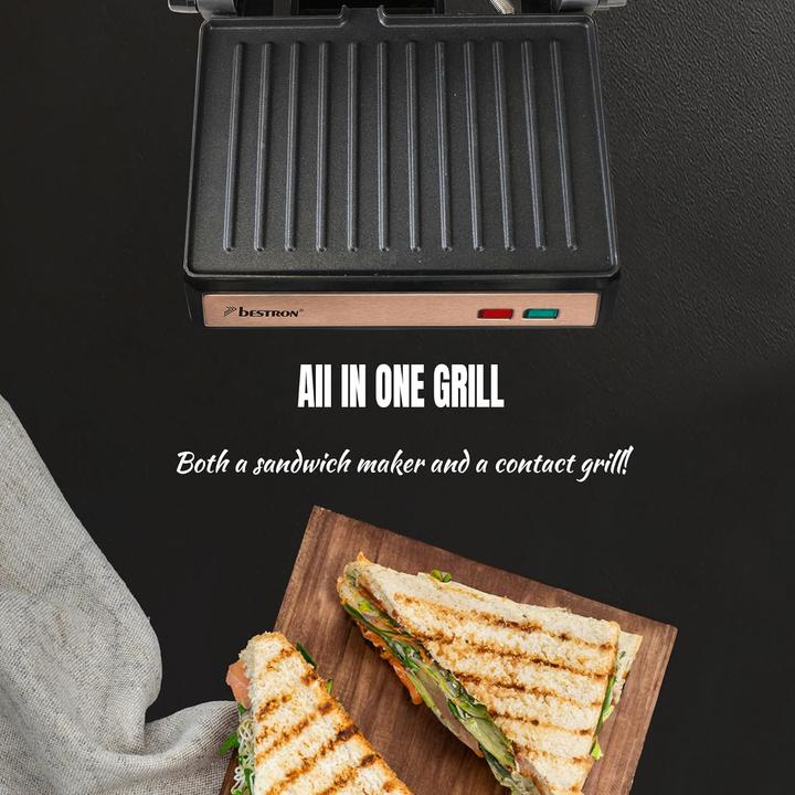 Produktbild Bestron Elektrischer Kontaktgrill mit Antihaftbeschichtung