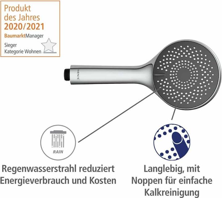 Produktbild Wenko Water Saving Duschsystem chrom