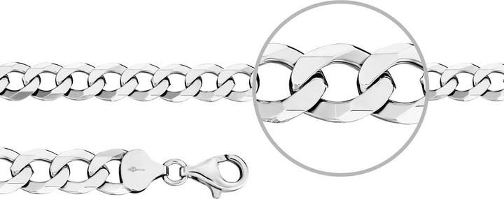 Immagine prodotto Der Kettenmacher bracciale con armatura (23 cm, Argento 925)