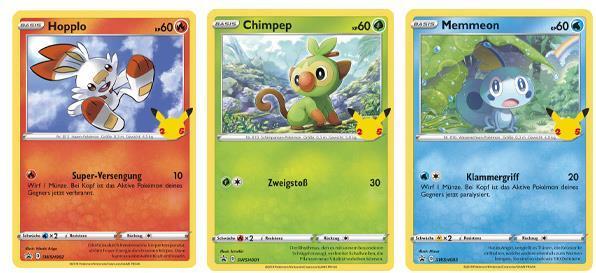 Immagine prodotto Pokémon PKM: Erste Partner Galar Card Pack (Chimpep, Hopplo, Memmeon) -D- (Inglese, Pacchetto Booster)