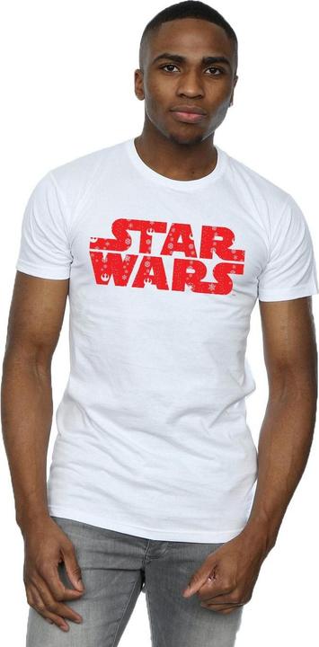 Actual product image Star Wars Mens Christmas Logo T-Shirt (M)