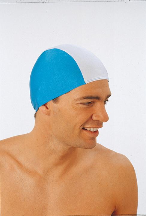 Image du produit Beco Beermann GmbH & Co. KG Bonnet de natation textile pour homme, bleu/blanc, One Size