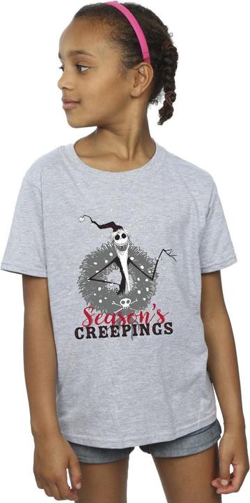 Immagine prodotto Disney The Nightmare Before Christmas Seasons Creepings Wreath Maglietta Ragazze (116)