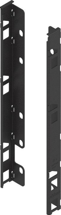 Actual product image Blum Legrabox wooden rear wall bracket H F furniture fitting steel carbon black matt