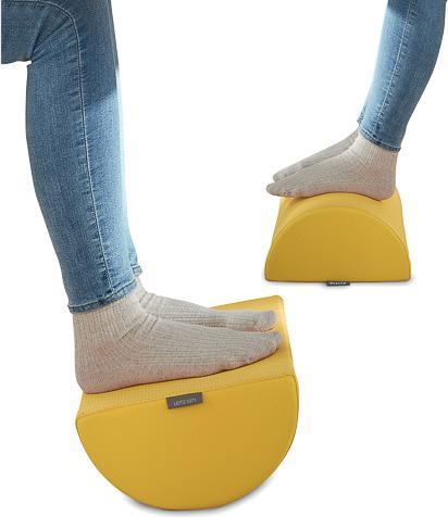 Actual product image Leitz Footrest in yellow (26 x 14 x 40.5 cm)
