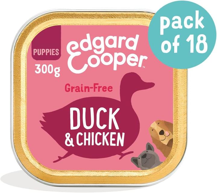 Actual product image Edgard & Cooper Wet dog food (Junior, 18 pcs., 5400 g)