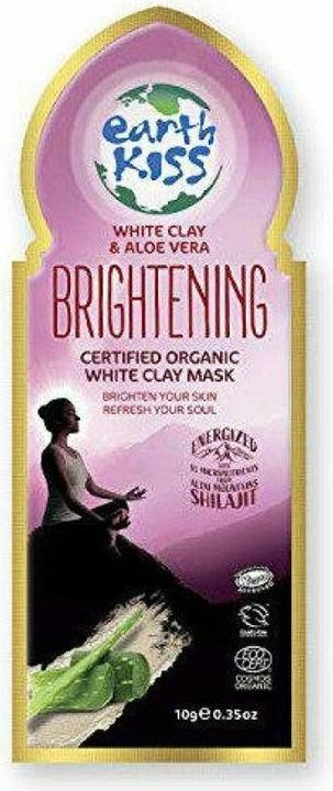 Earth Kiss BRIGHTENING certified organic white clay mask 10 ml (10 ml)