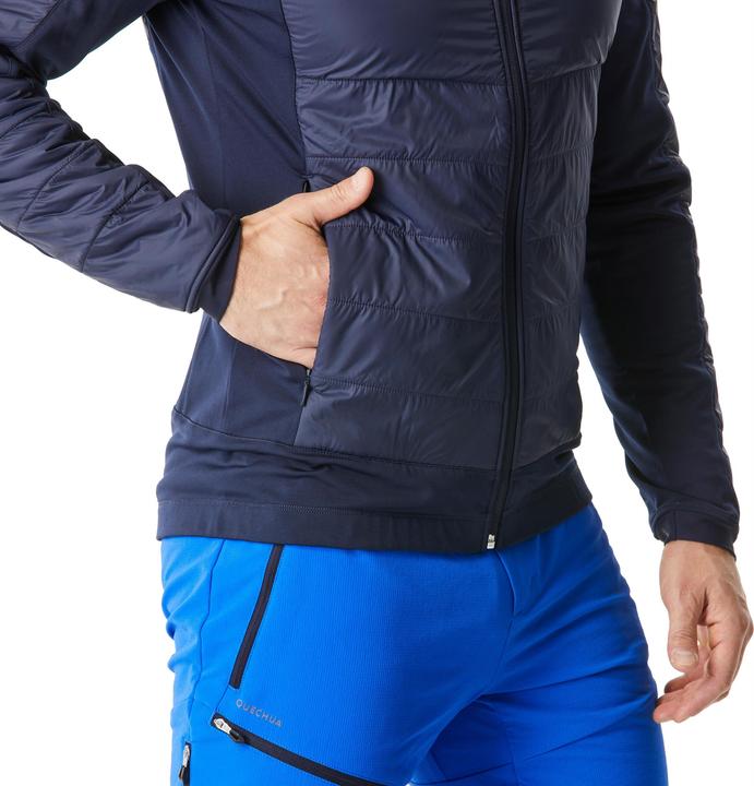 Actual product image Quechua Fleece jacket men's hybrid jacket warm winter hiking - SH900 Mountain (3XL)