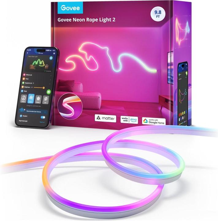 Image du produit Govee Neon (RGBIC, 300 cm, Intérieur)