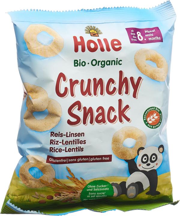 Produktbild Holle Bio-Crunchy Snack Reis Linsen (25 g)