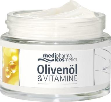 Medipharma cosmetics Olivenöl & Vitamine Vitalisierende Aufbaupflege mit LSF, 50 ml Creme (50 ml, Bis SPF 10)