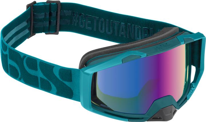 Produktbild iXS Goggle Trigger everglade / mirror cobalt LP (Grüne Everglade, Mirror Cobalt)