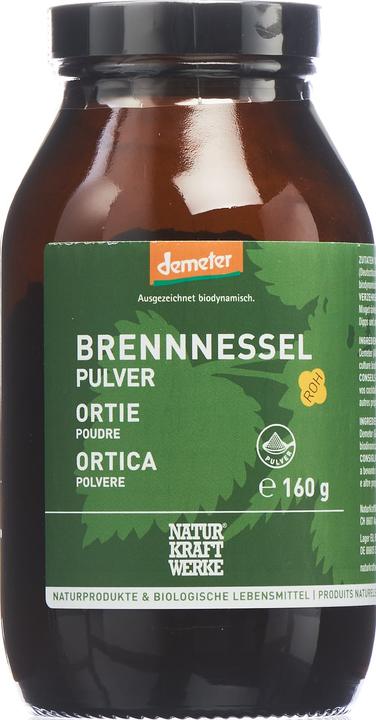 Produktbild NaturKraftWerke Brennnesselpulver Demeter Plv (160 Stück, Pulver, 502 g)
