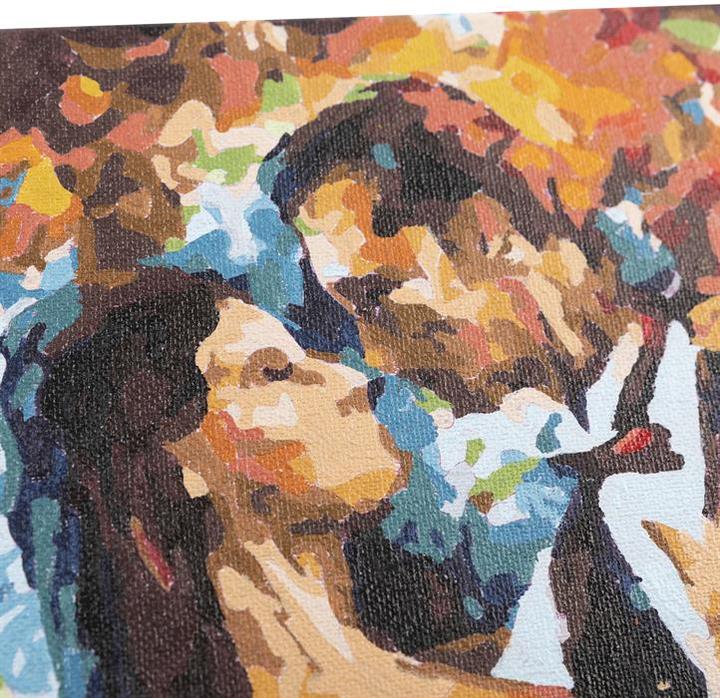 Produktbild Craft Buddy Paint by Numbers "Kiss in Melody" 30 x 40 cm