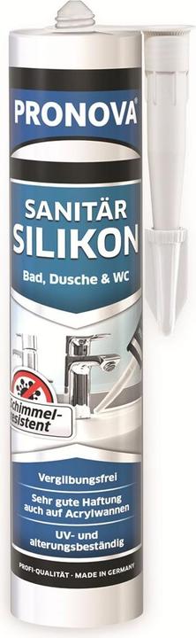 Produktbild Pronova Sanitär Silikon (0.35 kg, Grau, 300 ml)
