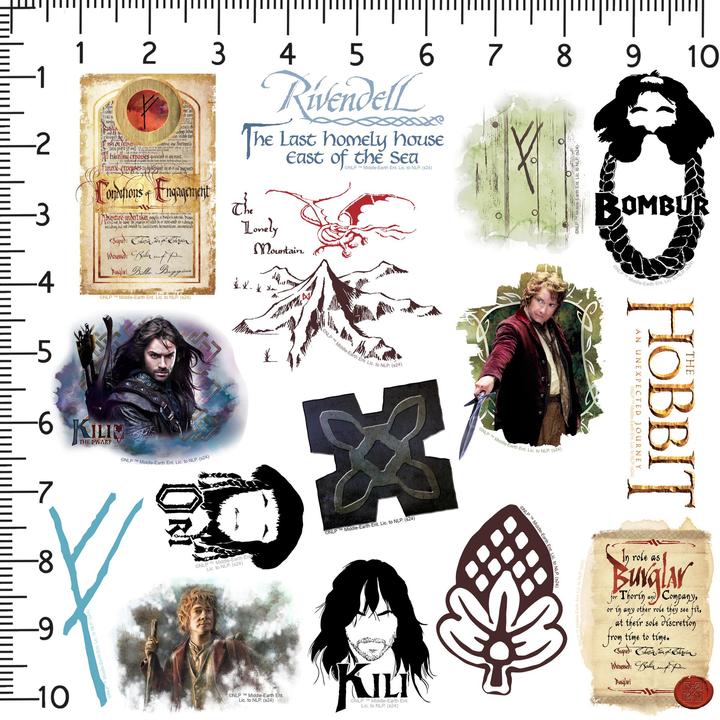 Produktbild Universal Textiles Sortierte Designs Aufkleber Deluxe 50erPack Vinyl