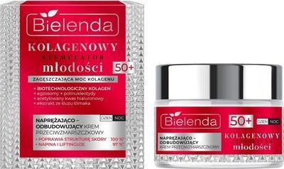 Actual product image Bielenda Kolagenowy Stymulator Młodości krem przeciwzmarszczkowy 50+ 50ml (50 ml)