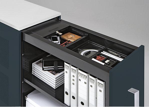 Image du produit Mauser Armoire haute à tiroirs coulissants, élément de comptoir à gauche, hauteur 1025