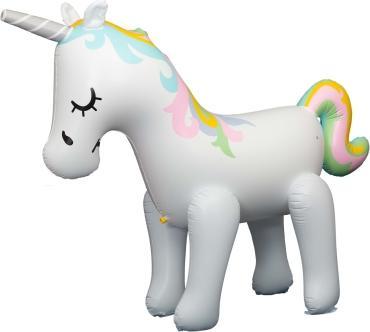 Actual product image Online Inflatable unicorn with sprinklers