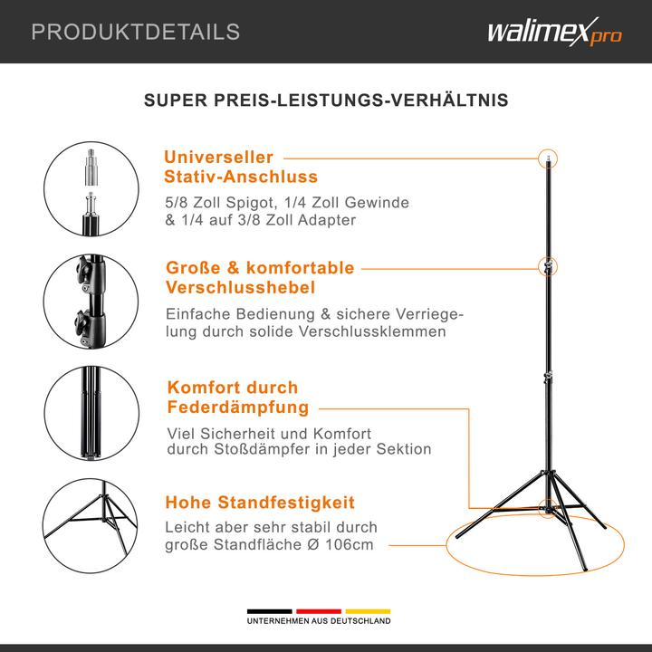 Produktbild Walimex Pro FT-8051 (Metall, Kunststoff)