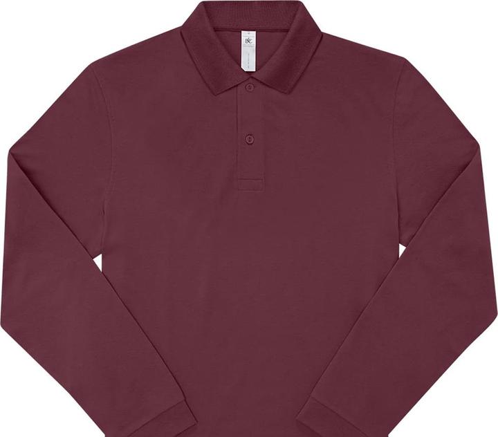 Actual product image B&C My Polo Shirt Long Sleeve (M)