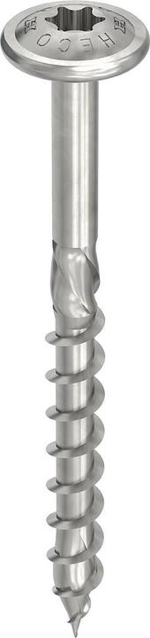 Image du produit Heco TOPIX-plus A2 8,0 x 220, tête plate, T-Drive, filetage partiel, nu, traité anti-grippage, 50 (50 Vis par pièce)